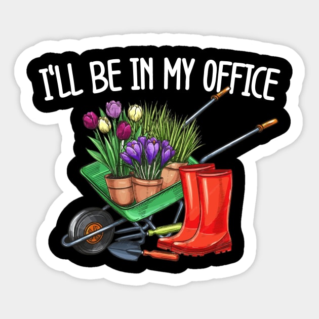 I'll Be In My Office Sticker by HShop